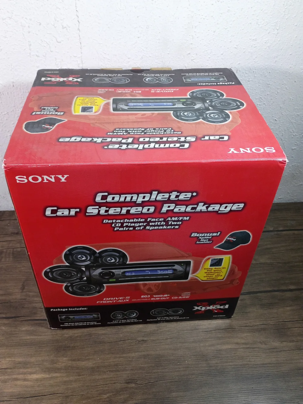 SONY Xplod CXS-GT06HP Car Stereo Package Detachable Face AM/FM CD Player NEW